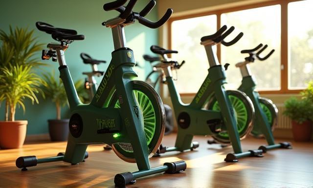 Basikal tenaga semula di gim
